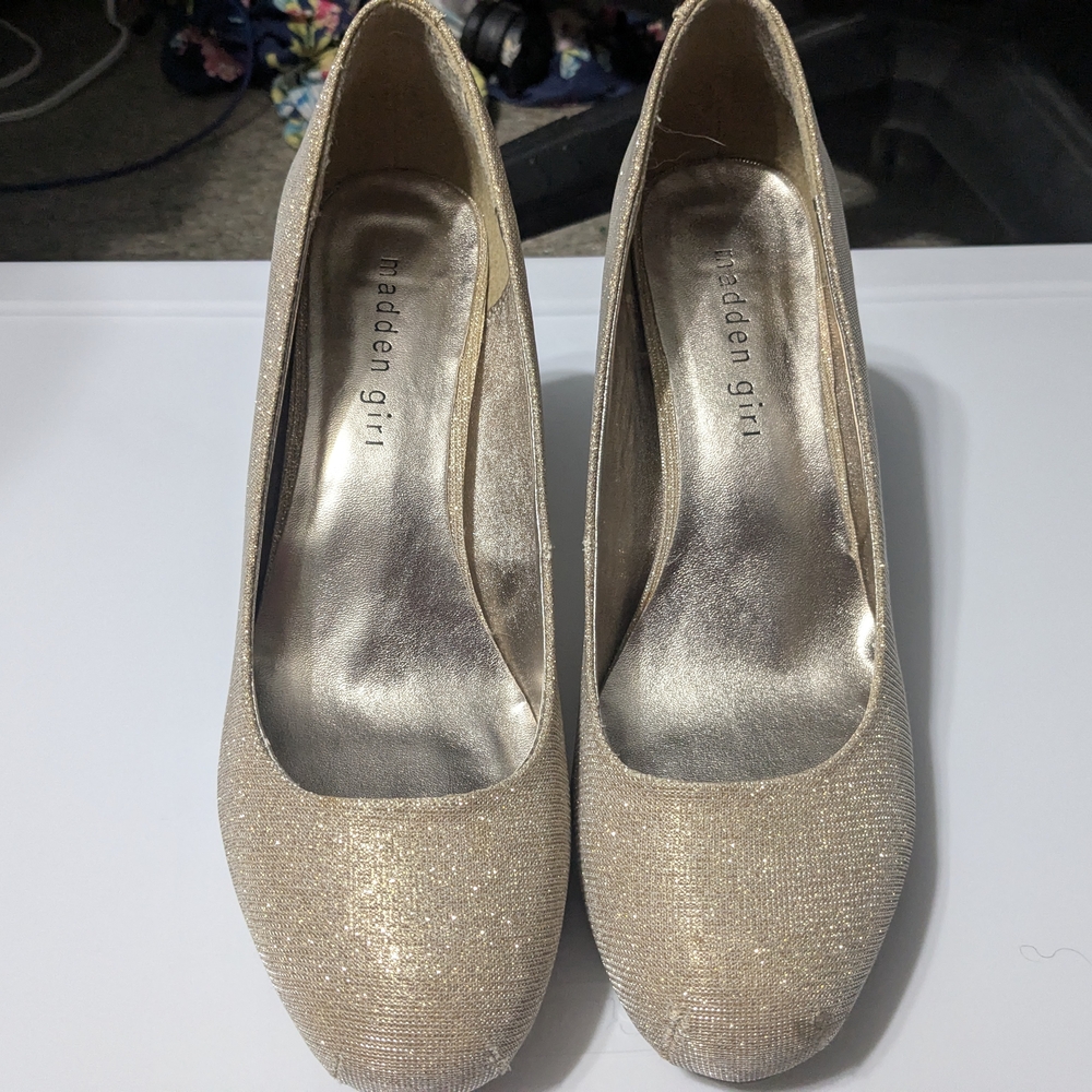 Madden Girl Gold Women's Heels